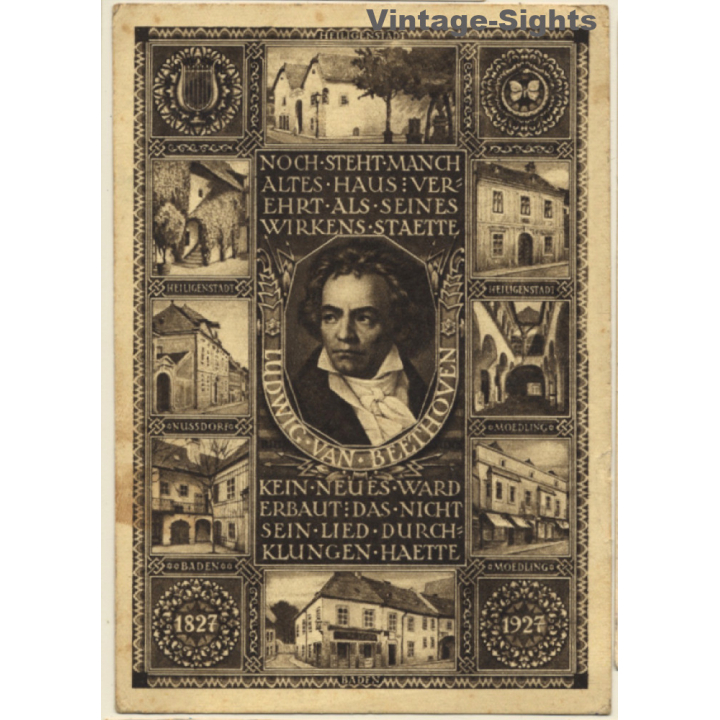 Österreichs Beethoven Feier 1927 (Vintage PC 1928)