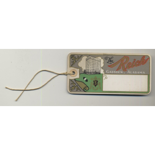 The Reich - Gadsden / Alabama (Vintage Luggage Tag)