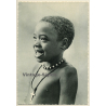 Mission De Pères Blancs: Fillette Crétienne / Cross - Ethnic (Vintage PC ~1950s)