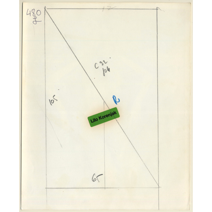 Slim Dark-Skinned Nude Holds Blonde Girlfriend / Lesbian INT (Vintage Photo Master 1970s)