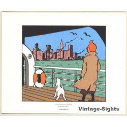 Tintin En Amérique *3 (Lithography Hergé Moulinsart 2011)
