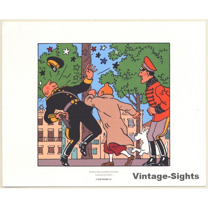 Tintin: Le Sceptre D'Ottokar *2 (Lithography Hergé Moulinsart 2011)