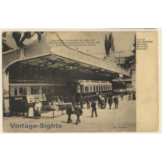 Liége: Expo Universelle 1905 Compagnie Internationale Wagons-Lits (Vintage PC)