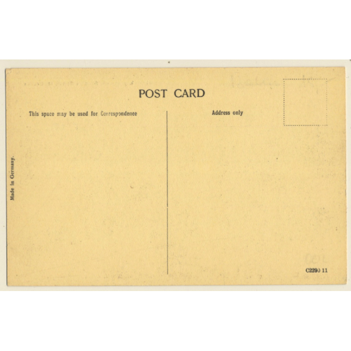 Melbourne: Central Railway Station, Flinders Street (Vintage PC ~1910s/1920s)