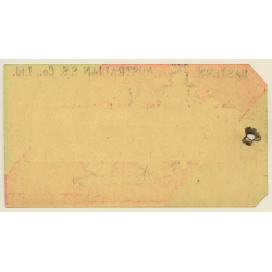 Eastern And Australian S.S. Co. LTD (Vintage 1st Class Shipping Line Luggage Tag)
