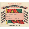 Eastern & Australian Steamship Co Ltd. S.S. Tanda (Vintage Cabin Luggage Label)
