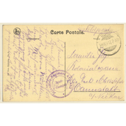 La Verrerie - Une Batterie De Gazogènes / Glass Factory (Vintage PC 1917)
