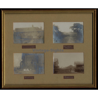 Cheshire / UK: Morphany Hall - Lewis Carroll - Quaker (4 Vintage Photos ~1860s)