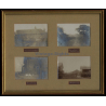 Cheshire / UK: Morphany Hall - Lewis Carroll - Quaker (4 Vintage Photos ~1860s)
