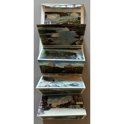 USA: Souvenir Of Niagara Falls (Vintage Leporello PC ~1940s)