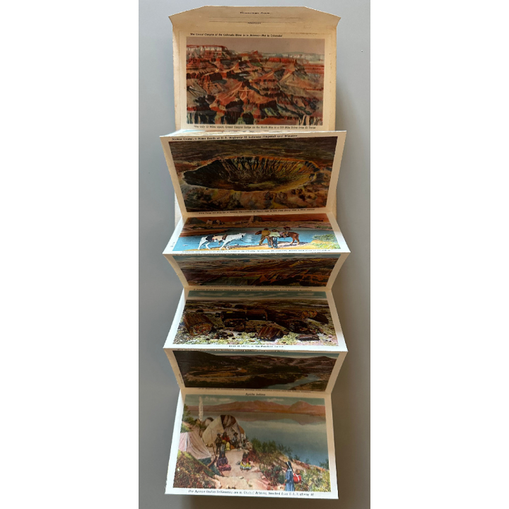 Arizona / USA: America's Wonderland (Vintage Leporello PC ~1940s)