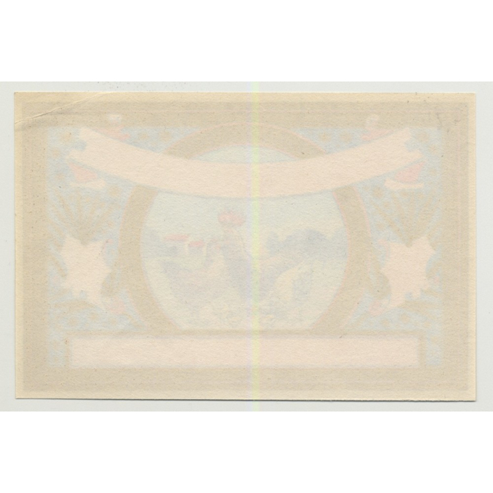 Rooster, Chickens & Chicks (Vintage Chromo Litho Label ~1910/1920s)