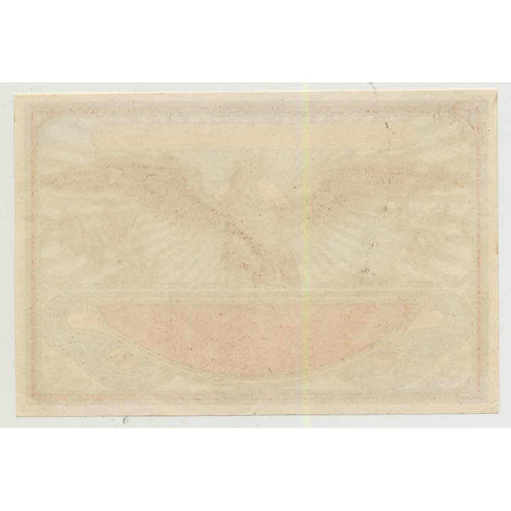 Eagle Spreads Wings (Vintage Chromo Litho Label ~1910/1920s)