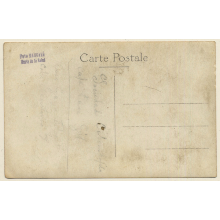 Maria De La Salud / Mallorca: Gallo - Rooster / Foto Mascaró (Vintage RPPC ~1920s)