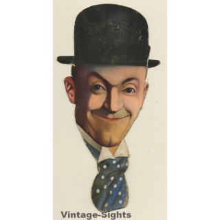 Ceregumil: Stan Laurel Pay-Pay Abanico / Hand Fan (Vintage Giveaway ~1930s/1940s)