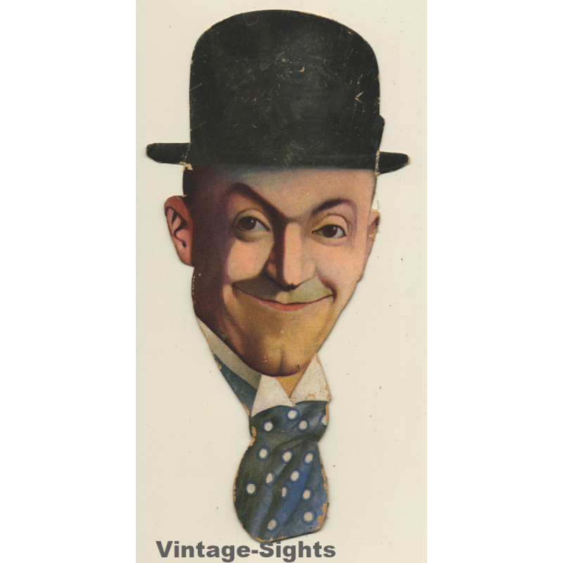 Ceregumil: Stan Laurel Pay-Pay Abanico / Hand Fan (Vintage Giveaway ~1930s/1940s)