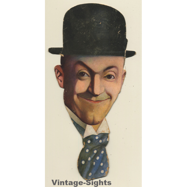 Ceregumil: Stan Laurel Pay-Pay Abanico / Hand Fan (Vintage Giveaway ~1930s/1940s)