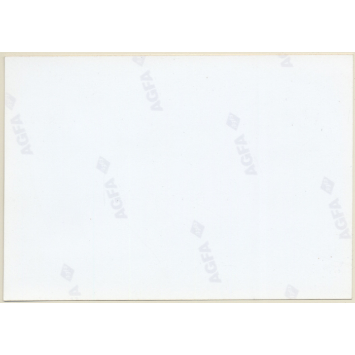 Slim Nude On Bed / Pouting Lips - Blue Eyes (Vintage Photo ~1990s)