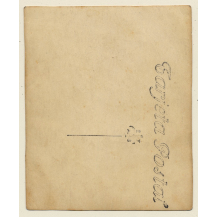 3 Guys In Face-In-Hole Board / Funny - Arcade - Funfair (Vintage Photo ~1930s/1940s)