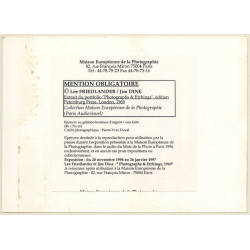 Lee Friedlander / Jim Dine: Photographs & Etchings (Maison Européenne Photographie)