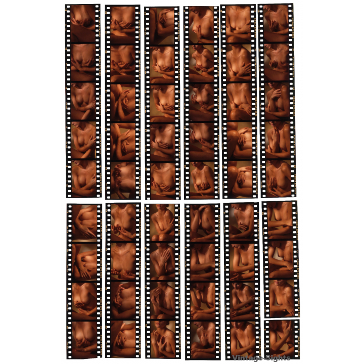 Artistic Erotic Shoot: Torso Of Nude Female / Boobs (86 Diapositives WOLFGANG KLEIN 1980s)