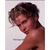 Blonde Female Fashion Portraits: Hairstyle - Blue Eyes (69 Diapositives WOLFGANG KLEIN 1980s)