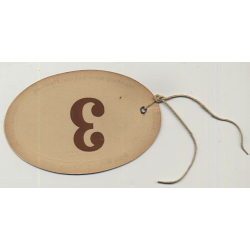 Hamburg-Amerika-Linie 3rd Class (Vintage Luggage Tag)