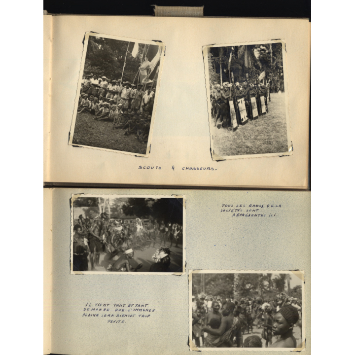 Congo Belge: 97 Photos + Drawings / Ethnic - Tribal - Risqué  (2 Vintage Albums ~1930s/1940s)