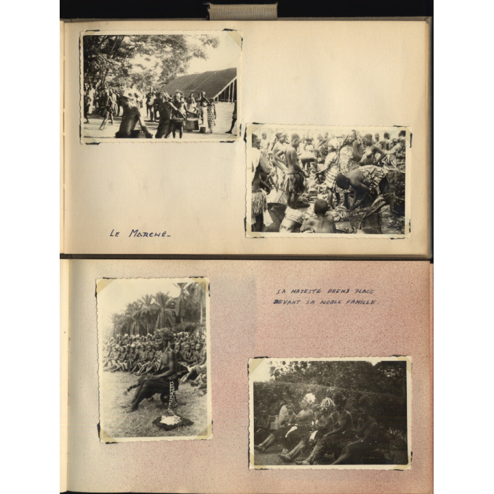 Congo Belge: 97 Photos + Drawings / Ethnic - Tribal - Risqué  (2 Vintage Albums ~1930s/1940s)