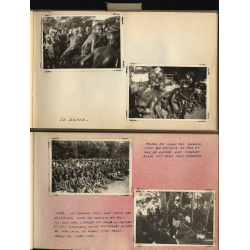 Congo Belge: 97 Photos + Drawings / Ethnic - Tribal - Risqué  (2 Vintage Albums ~1930s/1940s)