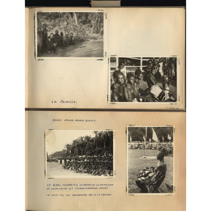 Congo Belge: 97 Photos + Drawings / Ethnic - Tribal - Risqué  (2 Vintage Albums ~1930s/1940s)