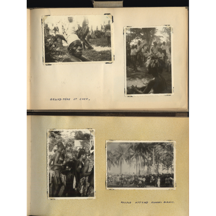 Congo Belge: 97 Photos + Drawings / Ethnic - Tribal - Risqué  (2 Vintage Albums ~1930s/1940s)