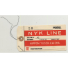 Nippon Yusen Kaisha N.Y.K. Line 2 (Vintage Shipping Line Luggage Tag)