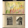 Congo Belge: 97 Photos + Drawings / Ethnic - Tribal - Risqué  (2 Vintage Albums ~1930s/1940s)