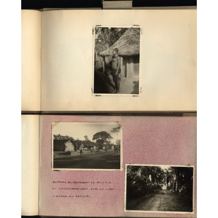 Congo Belge: 97 Photos + Drawings / Ethnic - Tribal - Risqué  (2 Vintage Albums ~1930s/1940s)