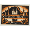 Oesterreichischer Hof - Salzburg / Austria (Vintage Luggage Label ~1930s)