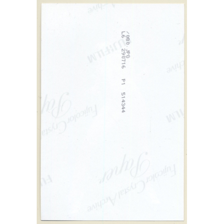 Slim Blonde Semi Nude On Meadow*1 / Boobs (Digital Photo Print ~2000s)