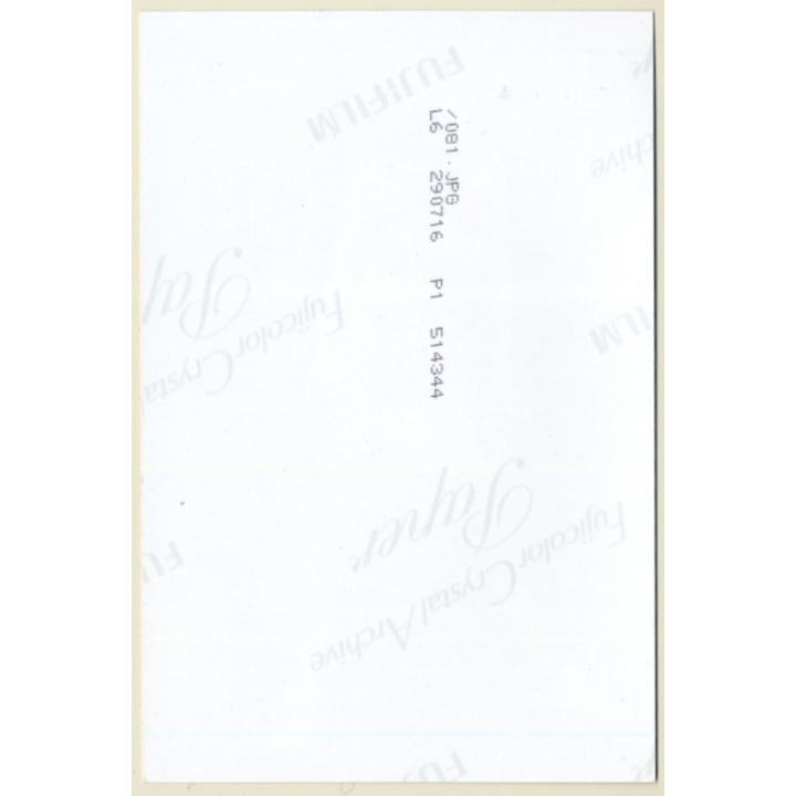 Slim Blonde Semi Nude On Meadow*2 / Boobs (Digital Photo Print ~2000s)