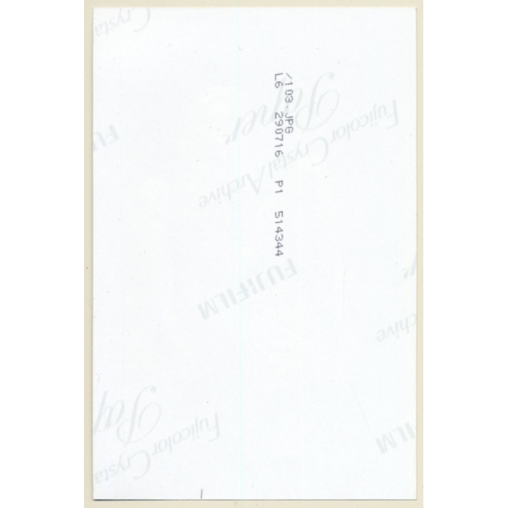 Slim Blonde Semi Nude On Meadow*9 / Sitting (Digital Photo Print ~2000s)