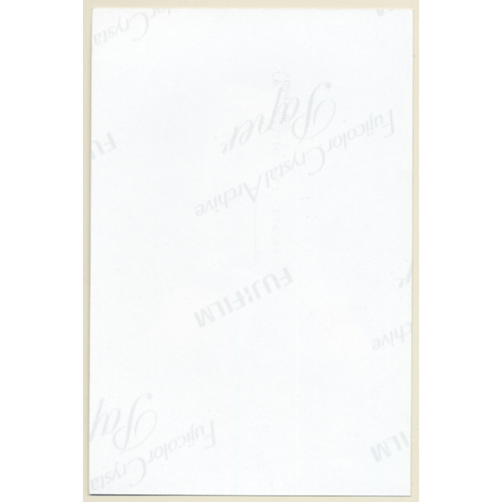 Slim Blonde Semi Nude On Meadow*10 / Sitting (Digital Photo Print ~2000s)