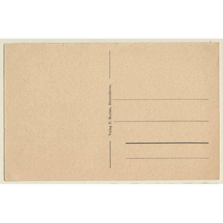 Schulschiff Großherzogin Elisabeth / Sailing Ship (Vintage PC 1920s/1930s)