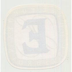 Hotel Europa - Innsbruck / Austria (Vintage Luggage Label)
