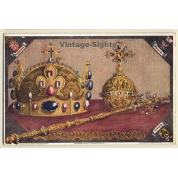 Coronation Of Emperor Ferdinand The Benevolent as King Of Bohemia (Vintage PC 1929)