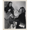 Ingrid Bergman Visits Farfa Refugee Camp (Vintage Press Photo 1949)
