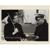 Ingrid Bergman & Security Guard At Set Of Cactus Flower (Vintage Press Photo 1969)