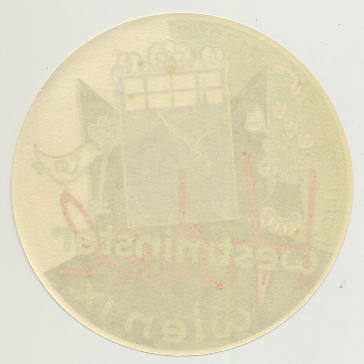 Hotel Westminster - Wien (Vienna) / Austria (Vintage Luggage Label)