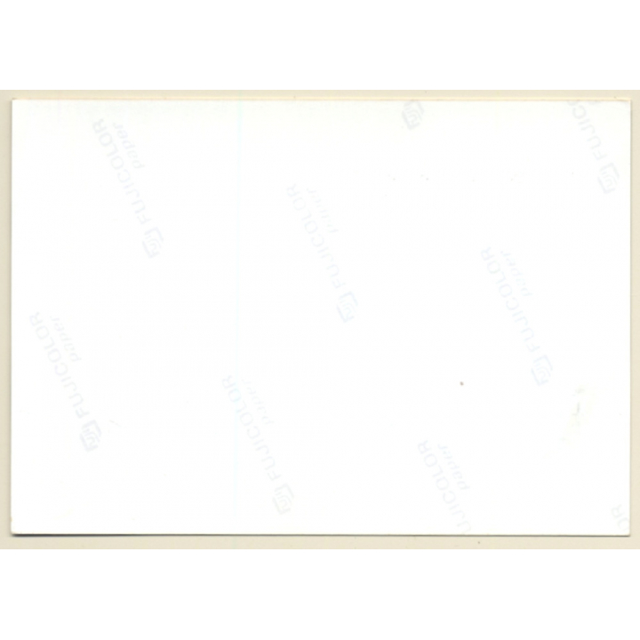 Slim Sporty Semi Nude Does Splits On Floor (Vintage Photo ~1990s)