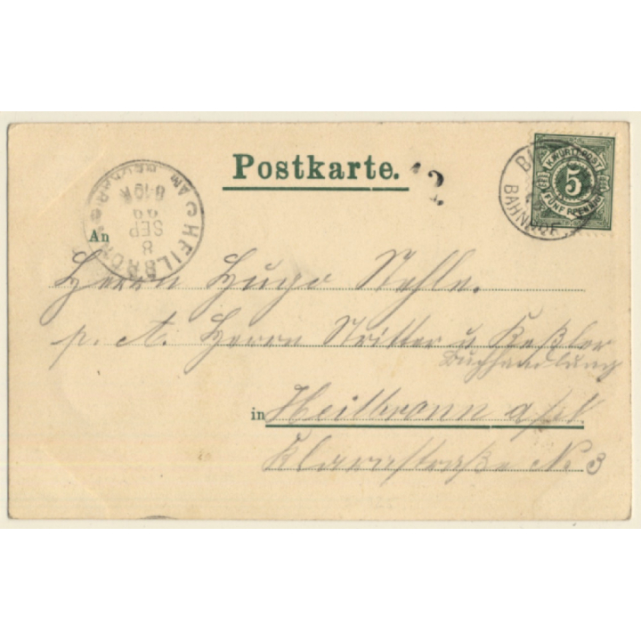 Gruss Aus Bietigheim / Eisenbahnviadukt (Vintage PC 1899)