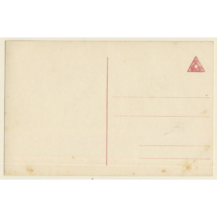 Great Portrait Of Blonde Girl (Vintage Hand Tinted RPPC 1910s)