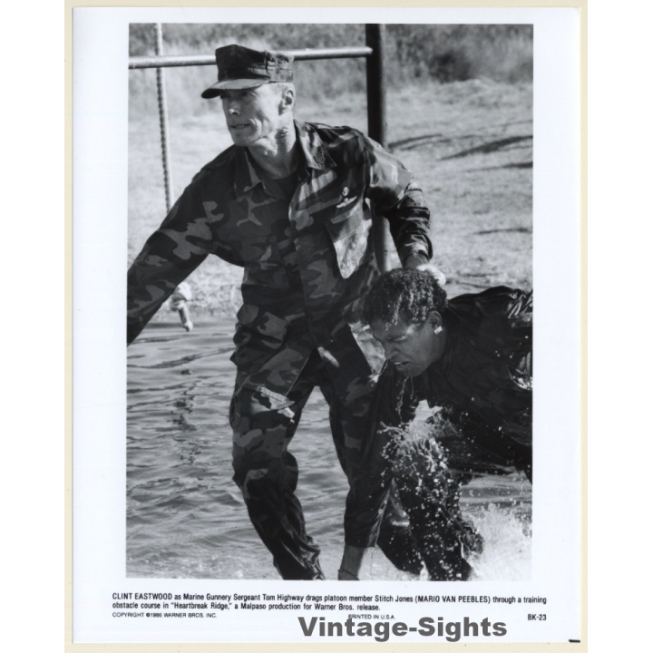 Clint Eastwood: Heartbreak Ridge *2 / Movie Still (Vintage Photo 1986)